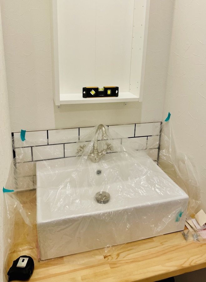 作業時は養生しましょう