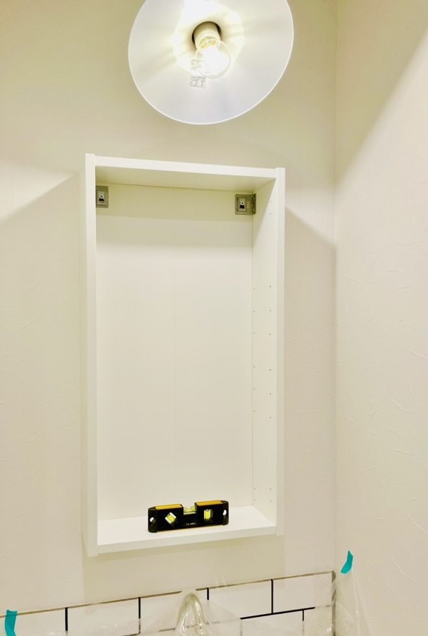 キャビネットの取り付け