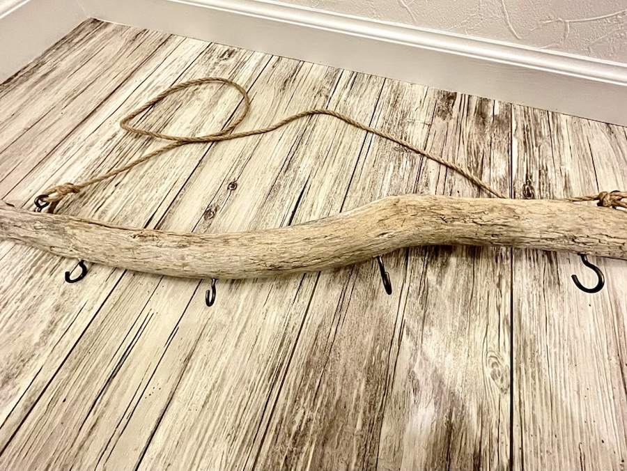 流木ハンガーフックの作り方